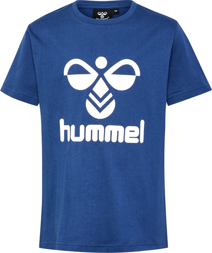 Kids' hmlTRES T-Shirt Short Sleeve Blue Surf Hummel