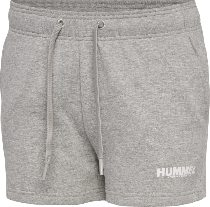 Hummel Women's hmlLEGACY Shorts Grey Melange Hummel Hummel Women's hmlLEGACY Shorts Grey Melange Hummel