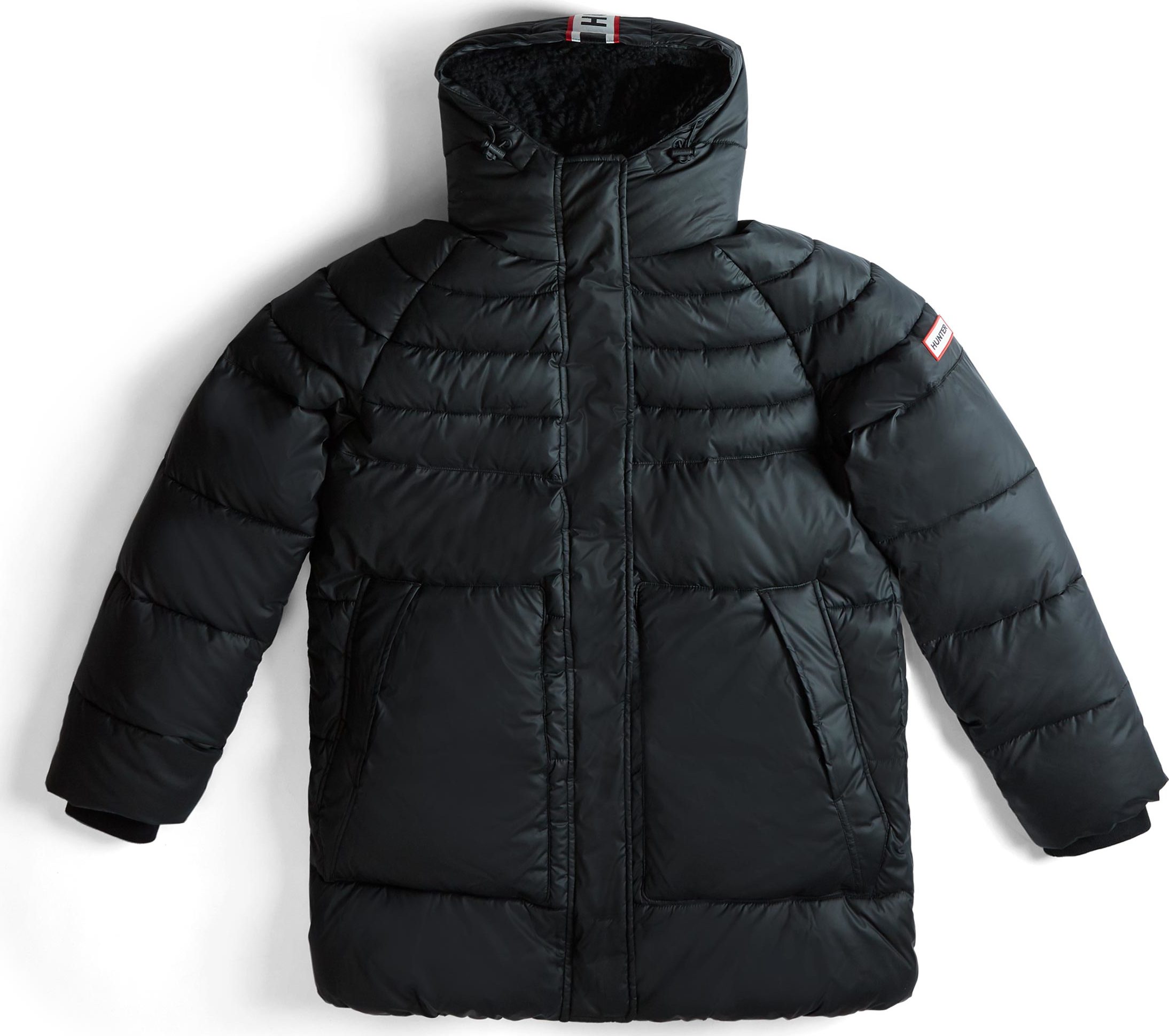 Women’s Intrepid Mid Puffer Hunter Logo Black