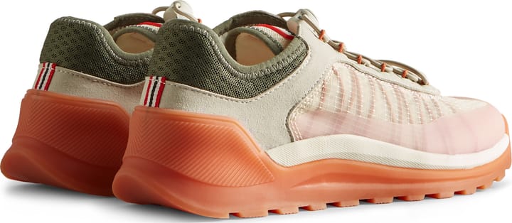 HUNTER Women's Travel Trainer Shaded White/Lichen Green/Skimming Stone/Coral Shade HUNTER