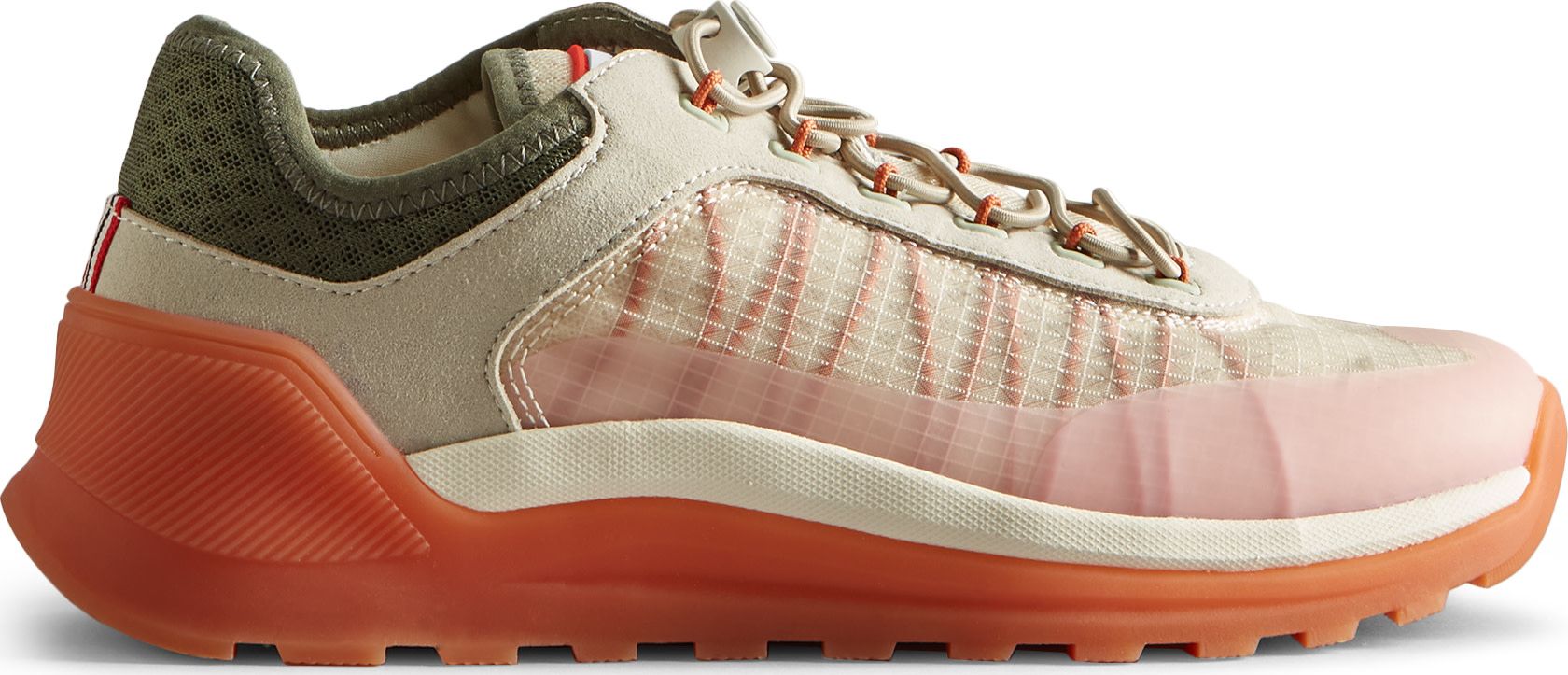 HUNTER Women's Travel Trainer Shaded White/Lichen Green/Skimming