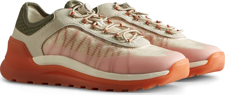 HUNTER Women's Travel Trainer Shaded White/Lichen Green/Skimming Stone/Coral Shade HUNTER