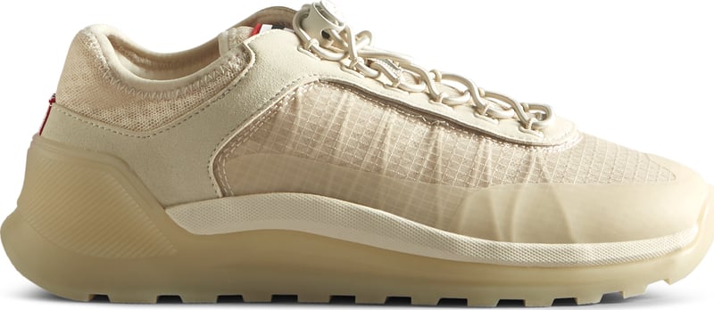 ブーツその他 HUNTER [UNISEX] Travel Flow Zip Trainer Canvas Cream UFF7003 HUNTER Women's Travel Trainer Shaded White/Soft Sand | Buy