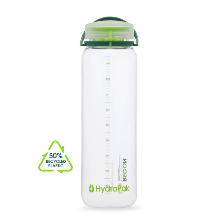 Hydrapak Recon 1L Clear/Evergreen & Lime Hydrapak