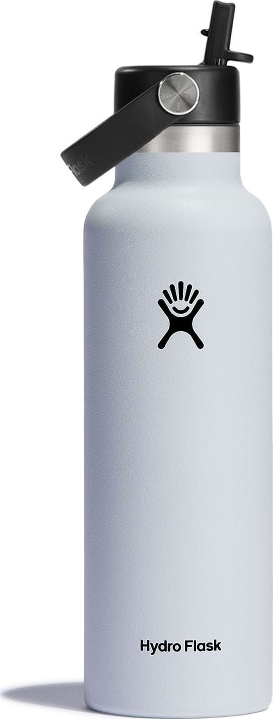 Hydro Flask Standard Mouth with Flex Straw Cap 621 ml White