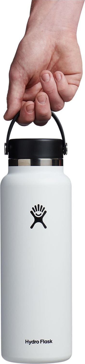 Wide Mouth Flex 1182ml White Hydro Flask