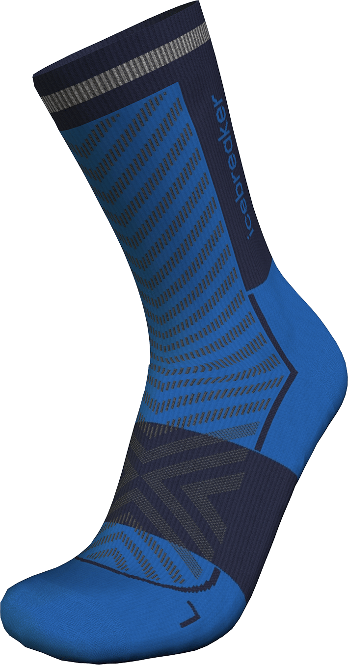 Icebreaker Men's Merino Run+ Ultralight Crew Lazurite/midnight Navy Icebreaker