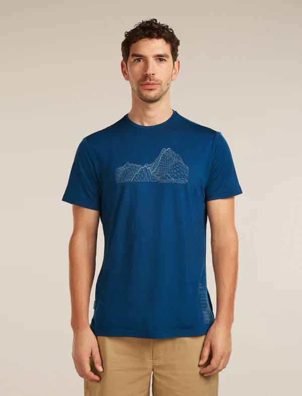Icebreaker Men's Merino Blend 125 Cool-Lite™ Sphere Ss Tee Beta Atlantis Icebreaker
