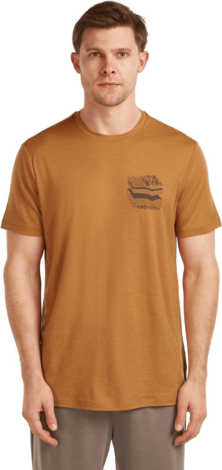 Icebreaker Men's Merino 150 Tech Lite Ss Tee Evolving Layers Trail Icebreaker