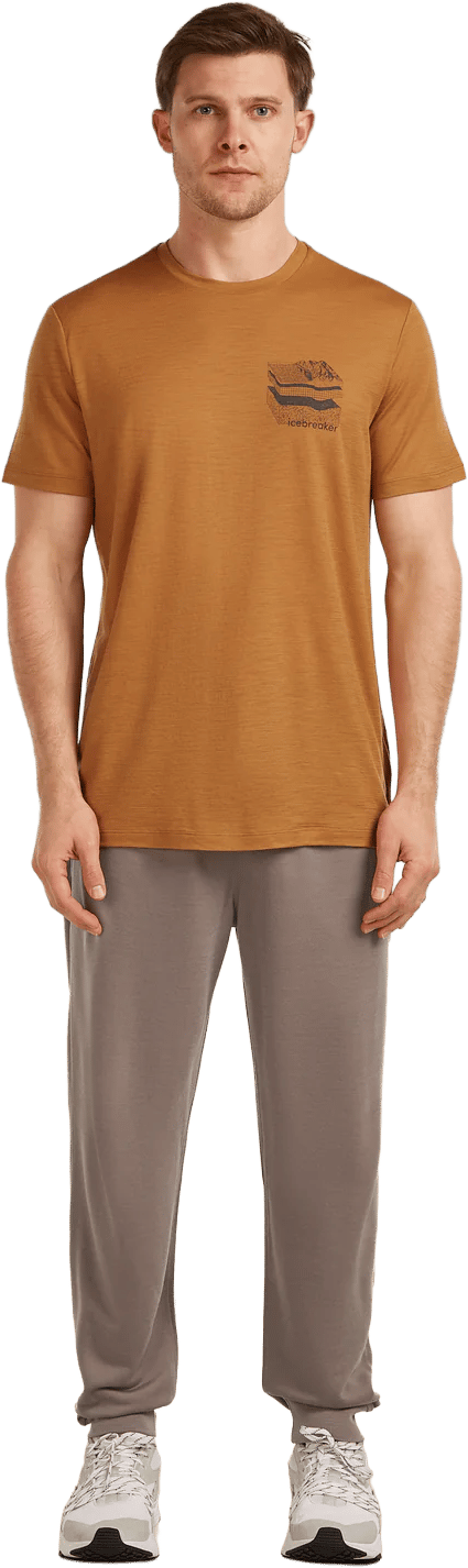 Icebreaker Men's Merino 150 Tech Lite Ss Tee Evolving Layers Trail Icebreaker
