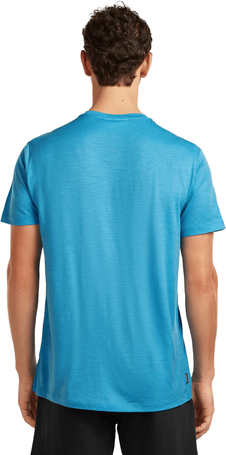 Icebreaker Men's Merino 150 Tech Lite Ss Tee Range Stripes Arctic Icebreaker