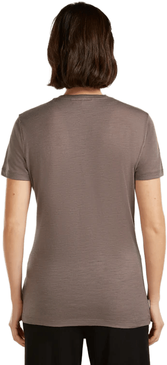 Icebreaker Women's Merino 150 Tech Lite Ss Tee Bird Transit Brown Icebreaker