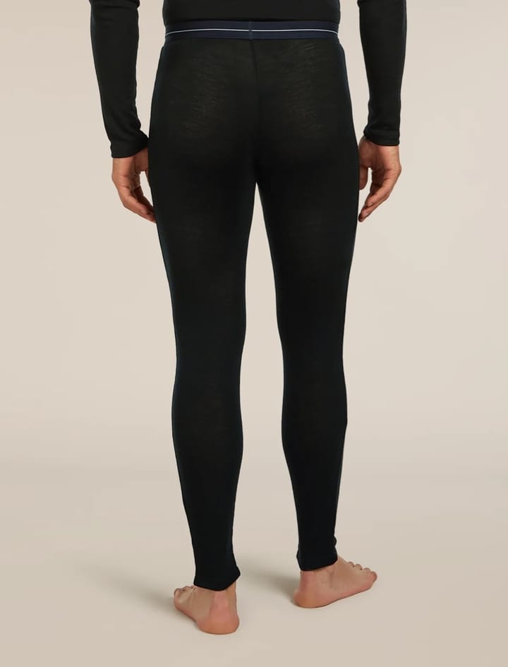 Icebreaker Men Merino 175 Everyday Ls Crewe And Leggings Set Black Icebreaker