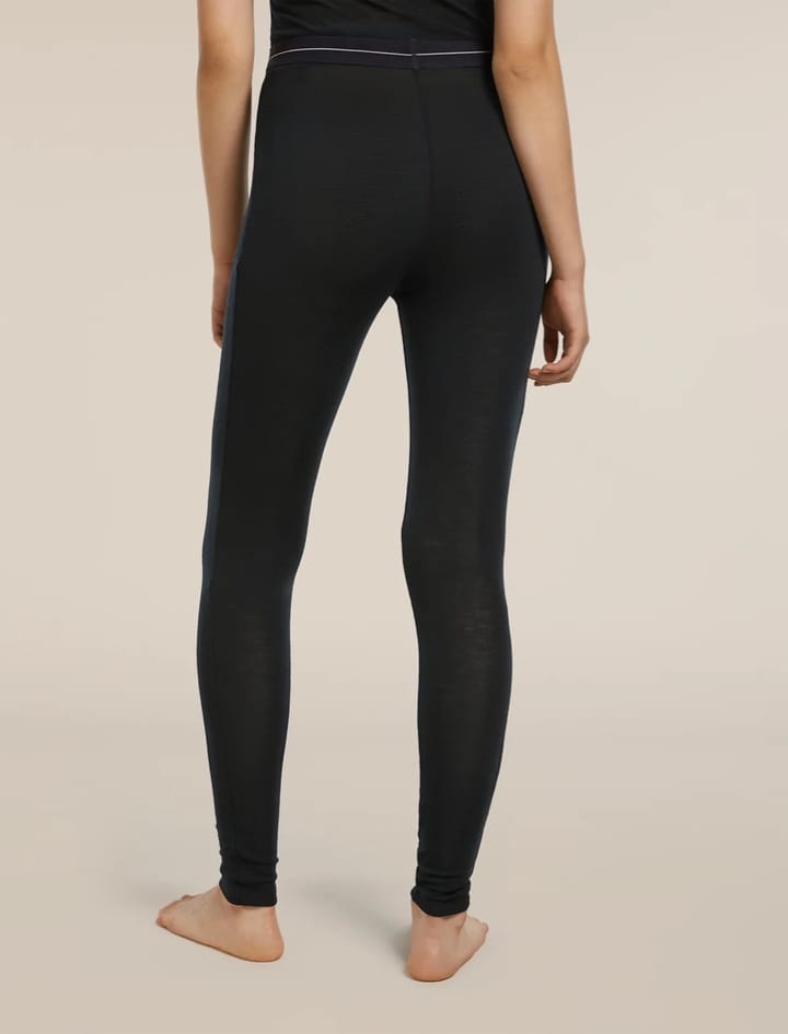 Icebreaker Women Merino 175 Everyday Ls Crewe And Leggings Set Black Icebreaker