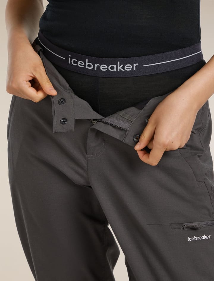 Icebreaker Women Merino 175 Everyday Ls Crewe And Leggings Set Black Icebreaker