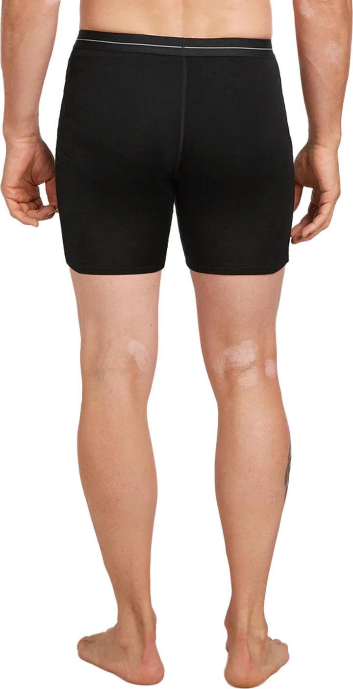Icebreaker Men's Anatomica Long Boxers Black Icebreaker
