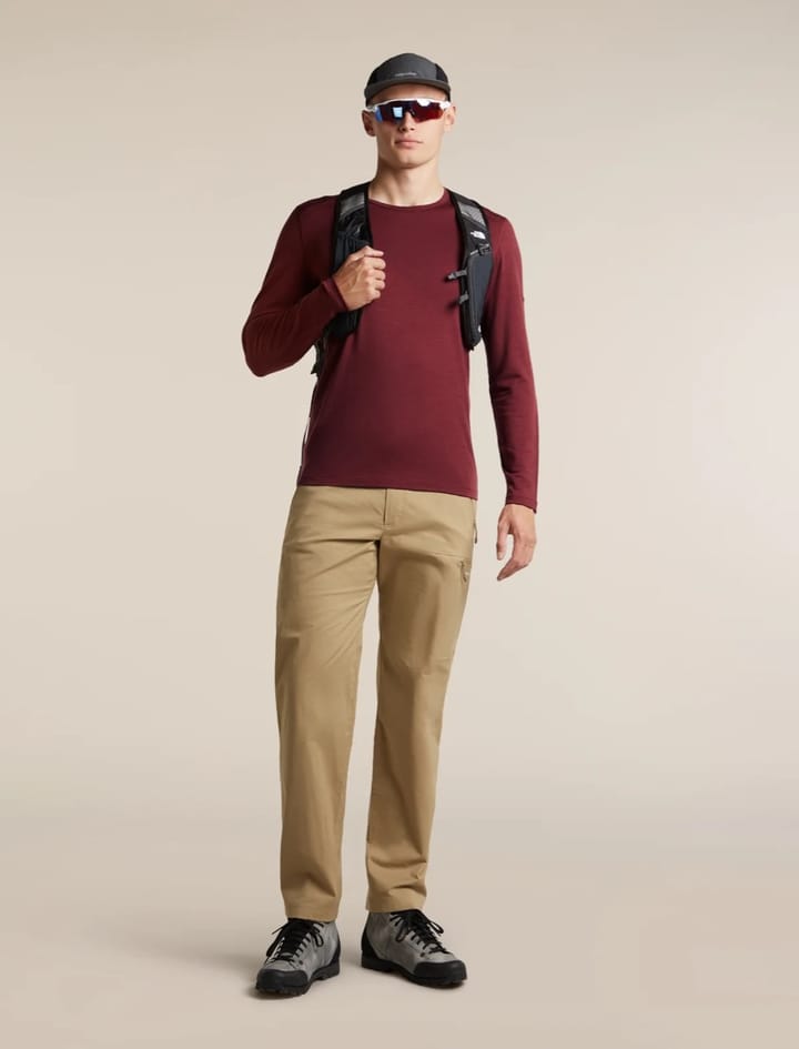 Icebreaker Men's 200 Oasis Long Sleeve Crewe Port Icebreaker