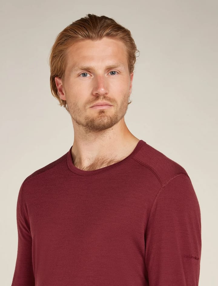 Icebreaker Men's 200 Oasis Long Sleeve Crewe Port Icebreaker
