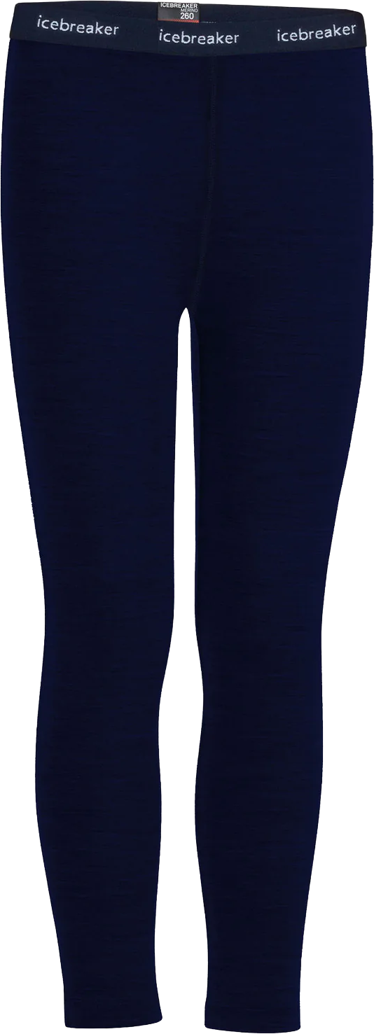 Icebreaker Kids' 260 Tech Leggings Midnight Navy