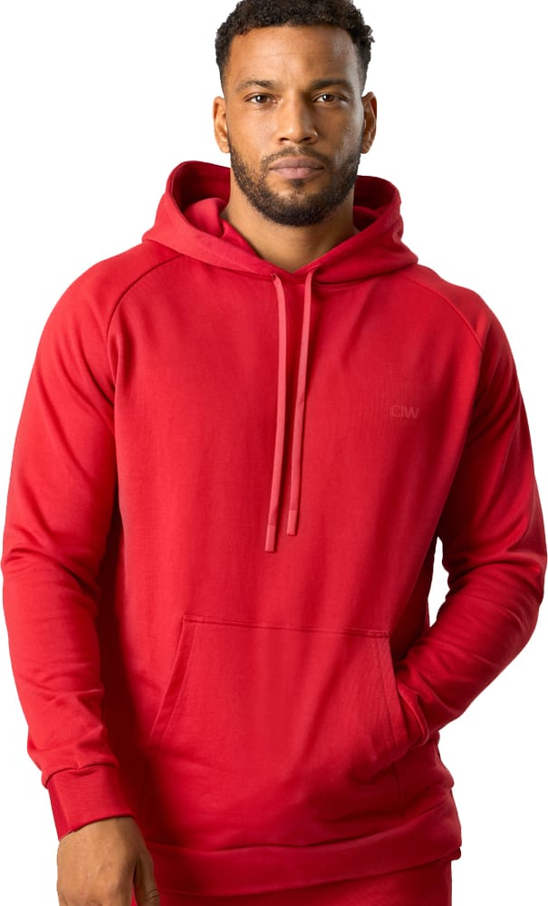 ICANIWILL Men's Training Club Hoodie Red ICANIWILL