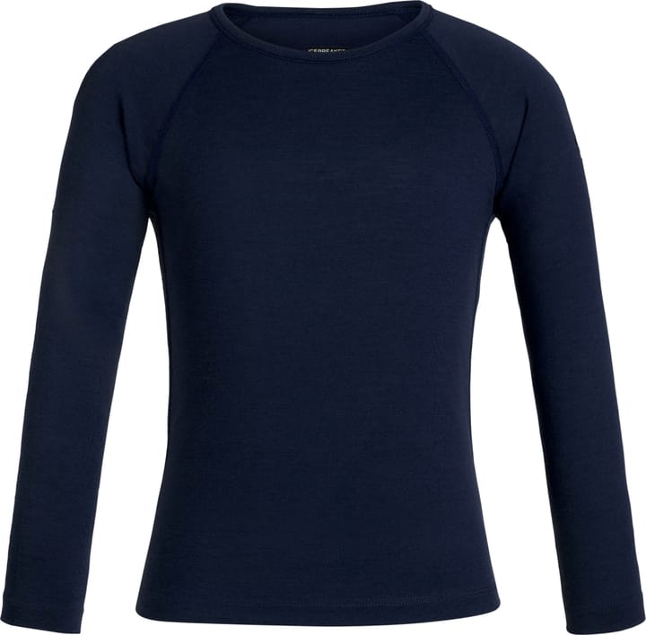 Icebreaker Kids' 200 Oasis Longsleeve Crewe Midnight Navy Icebreaker