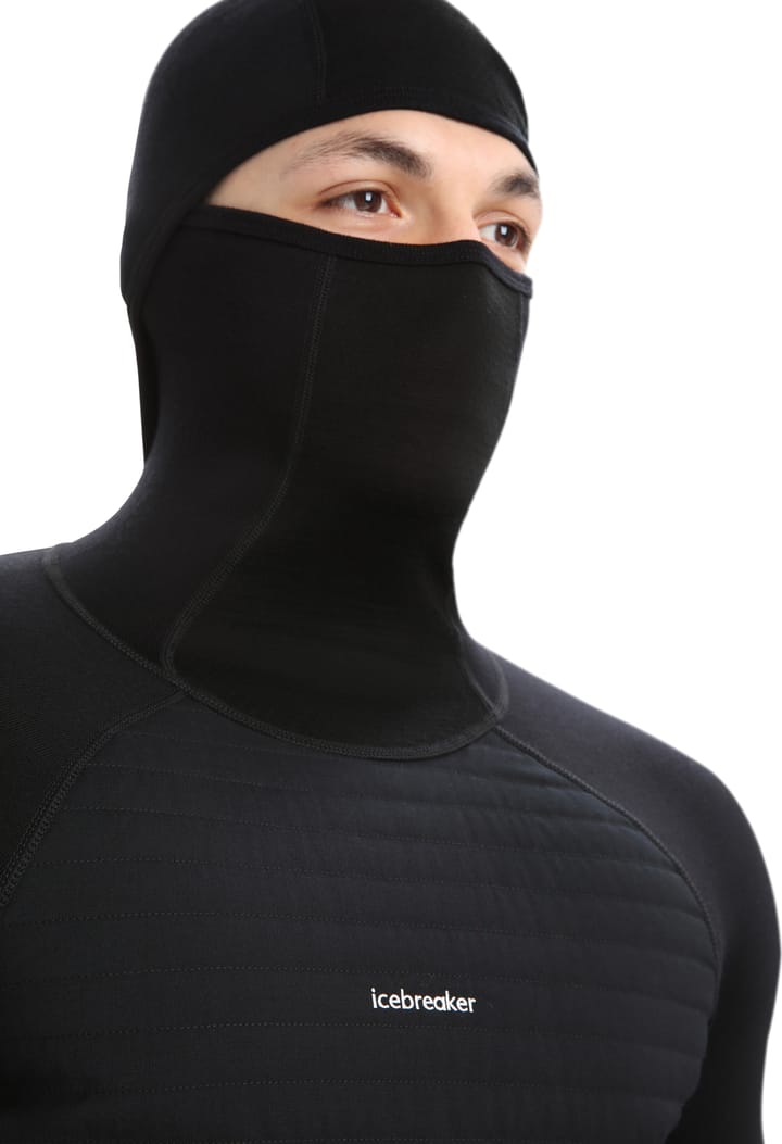 Men's Zoneknit Insulated Long Sleeve Hoodie BLACK Icebreaker
