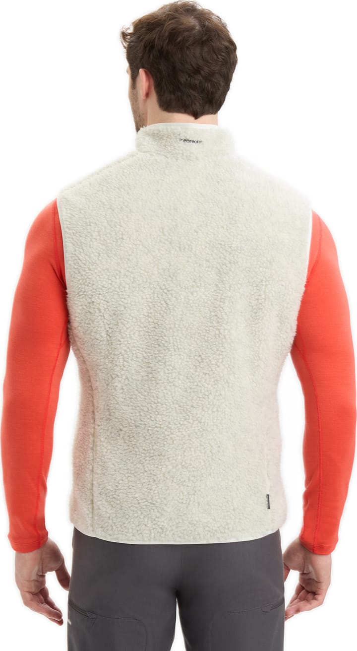 Men's RealFleece™ High Pile Vest ECRU HTHR/SNOW Icebreaker