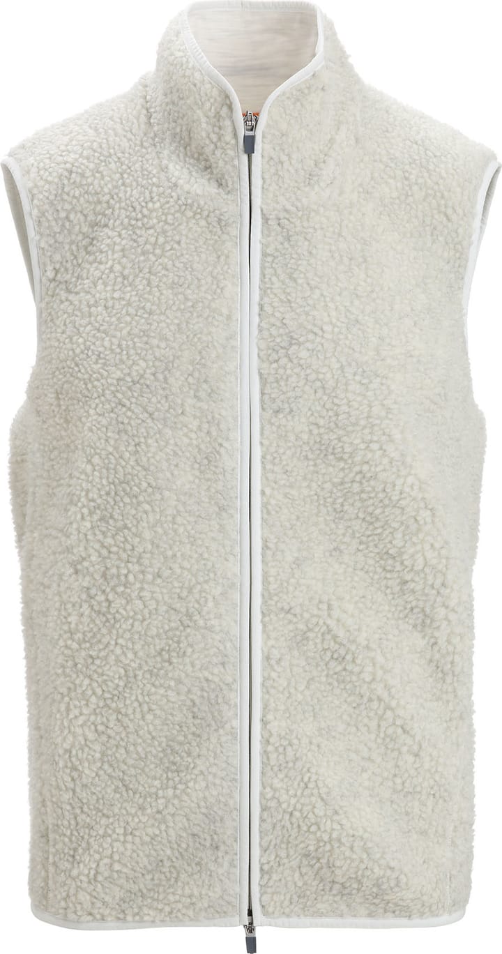 Men's RealFleece™ High Pile Vest ECRU HTHR/SNOW Icebreaker