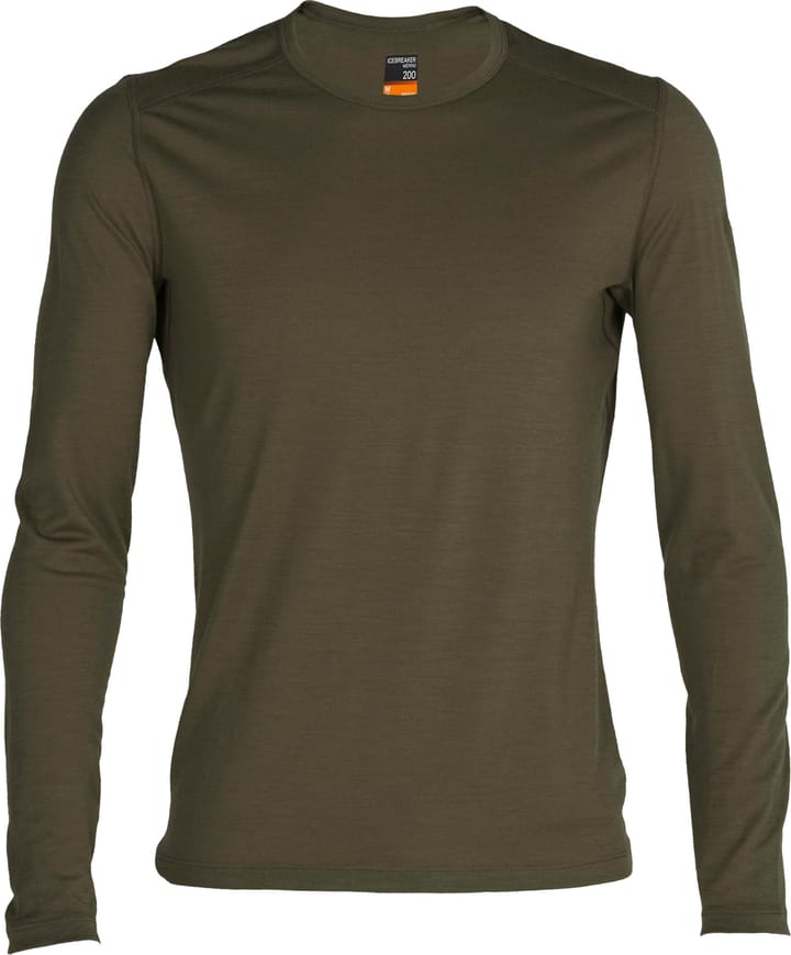 Icebreaker Men's 200 Oasis Long Sleeve Crewe Loden Icebreaker
