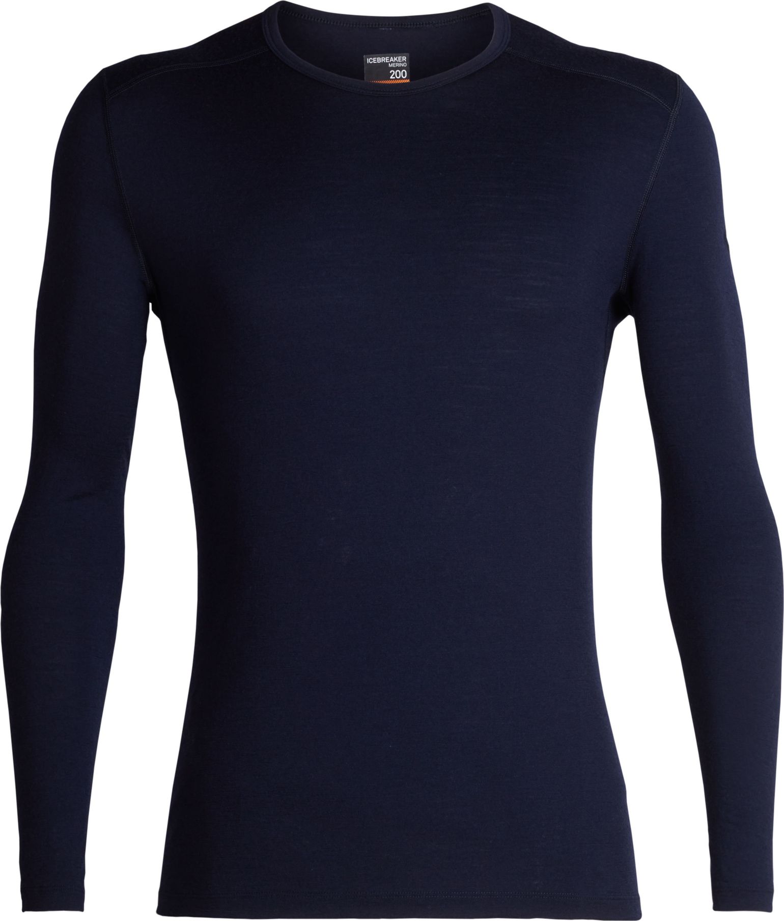 Icebreaker Men's 200 Oasis Long Sleeve Crewe Midnight Navy