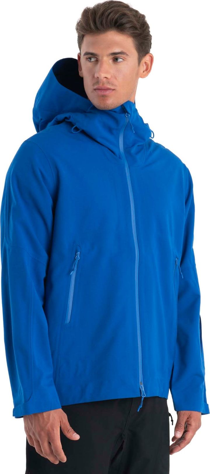 Icebreaker Men's Mer Shell+ Peak Hooded Jacket Lazurite Icebreaker