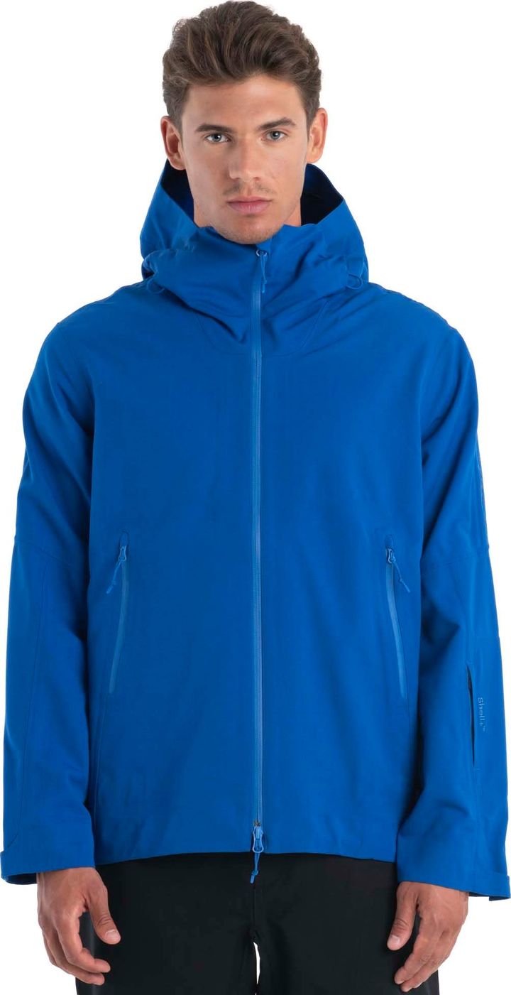 Icebreaker Men's Mer Shell+ Peak Hooded Jacket Lazurite Icebreaker