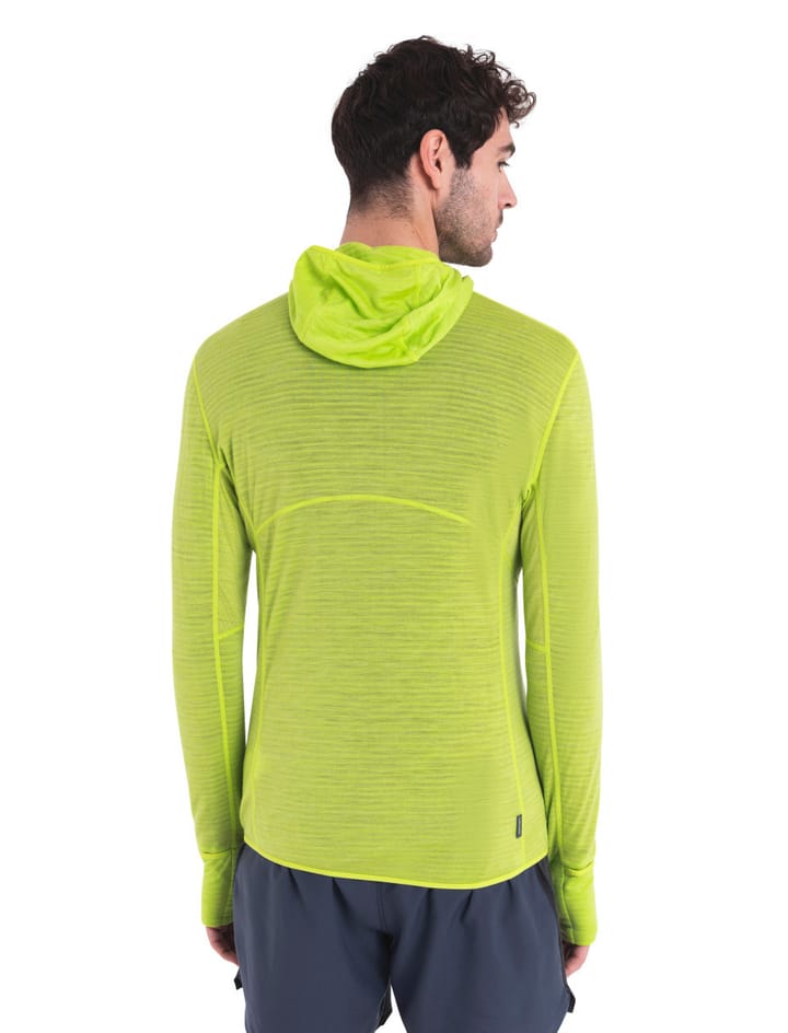 Icebreaker Men's Merino 200 Realfleece™ Descender Long Sleeve Zip Hoodie Hyper Icebreaker