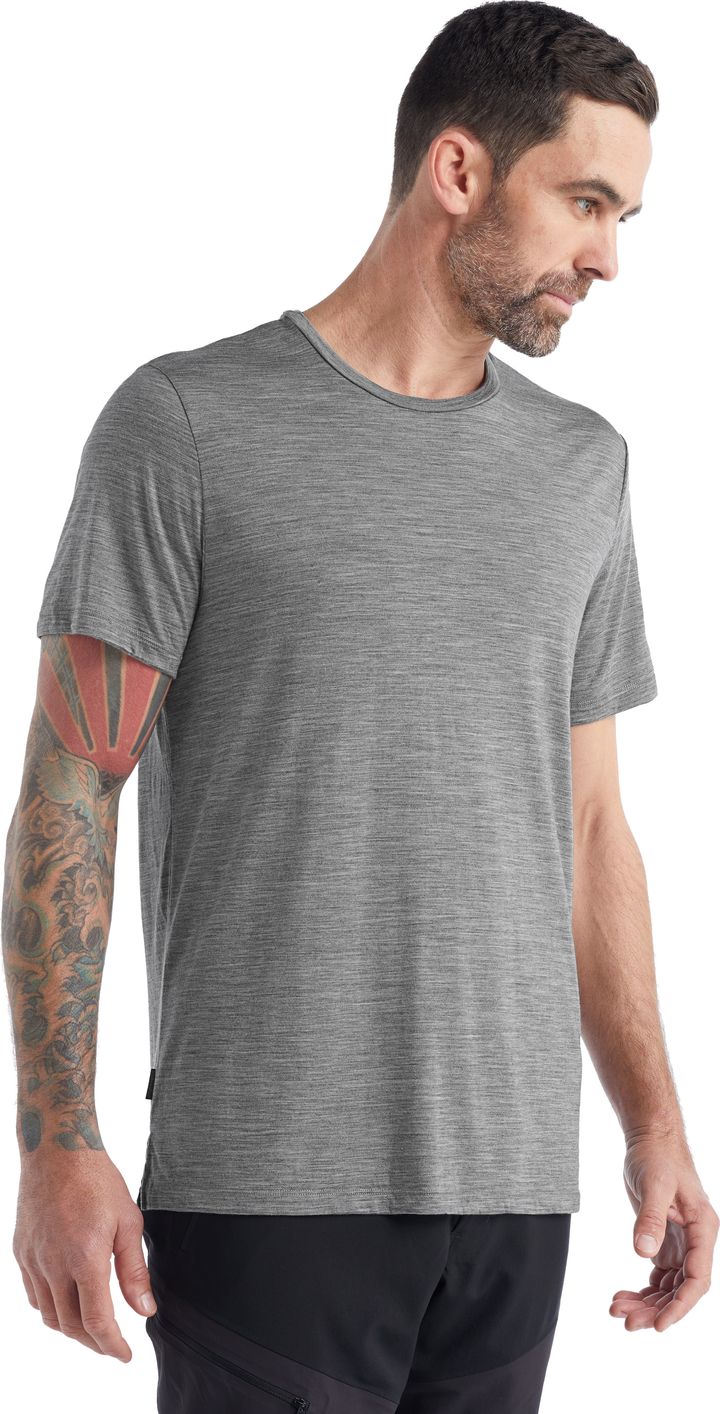 Icebreaker Men's Sphere II Short Sleeve Tee Metro Heather Icebreaker Icebreaker Men's Sphere II Short Sleeve Tee Metro Heather Icebreaker