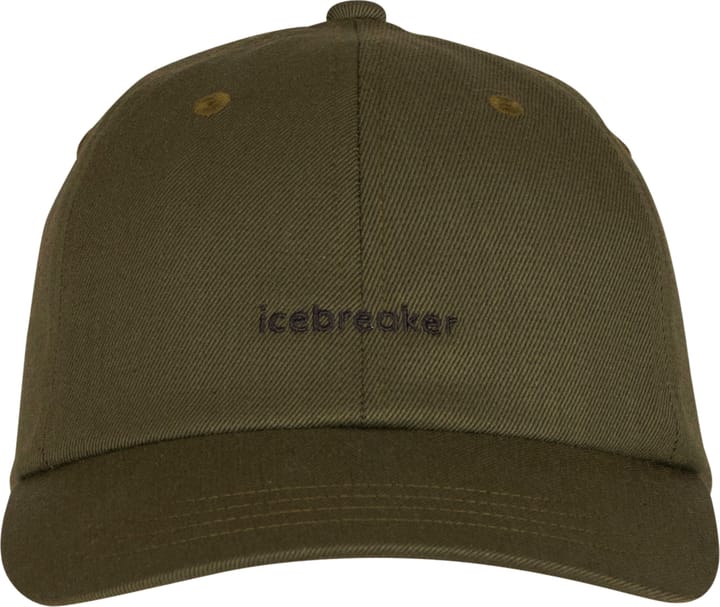 Unisex 6 Panel Hat LODEN/BLACK Icebreaker