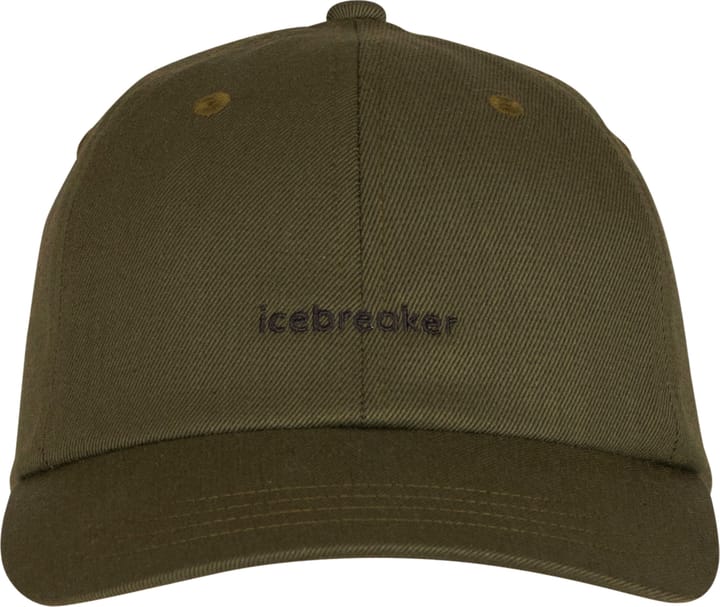 Icebreaker Unisex 6 Panel Hat Loden/Black Icebreaker Icebreaker Unisex 6 Panel Hat Loden/Black Icebreaker