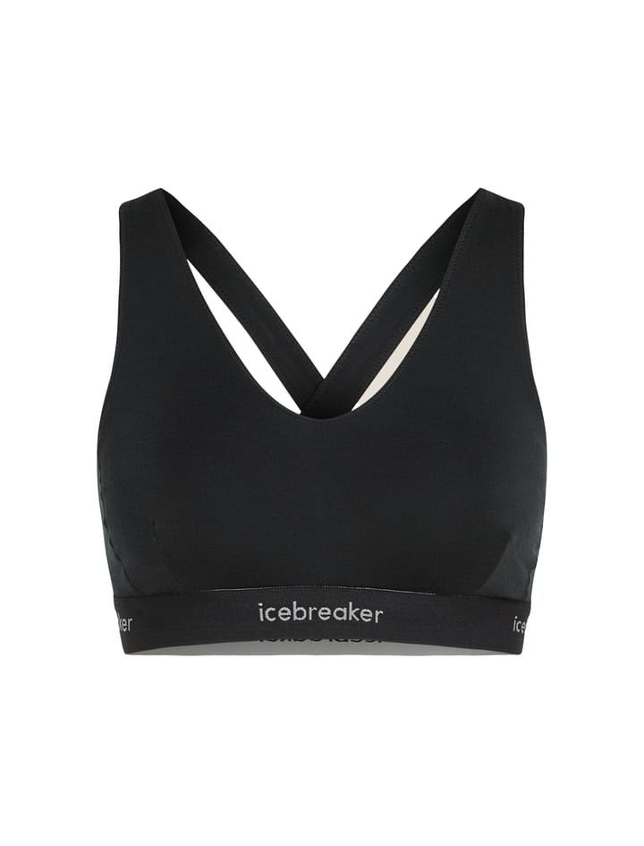 Icebreaker Women's Merino 125 Cool-Lite Sprite Racerback Bra Black Icebreaker