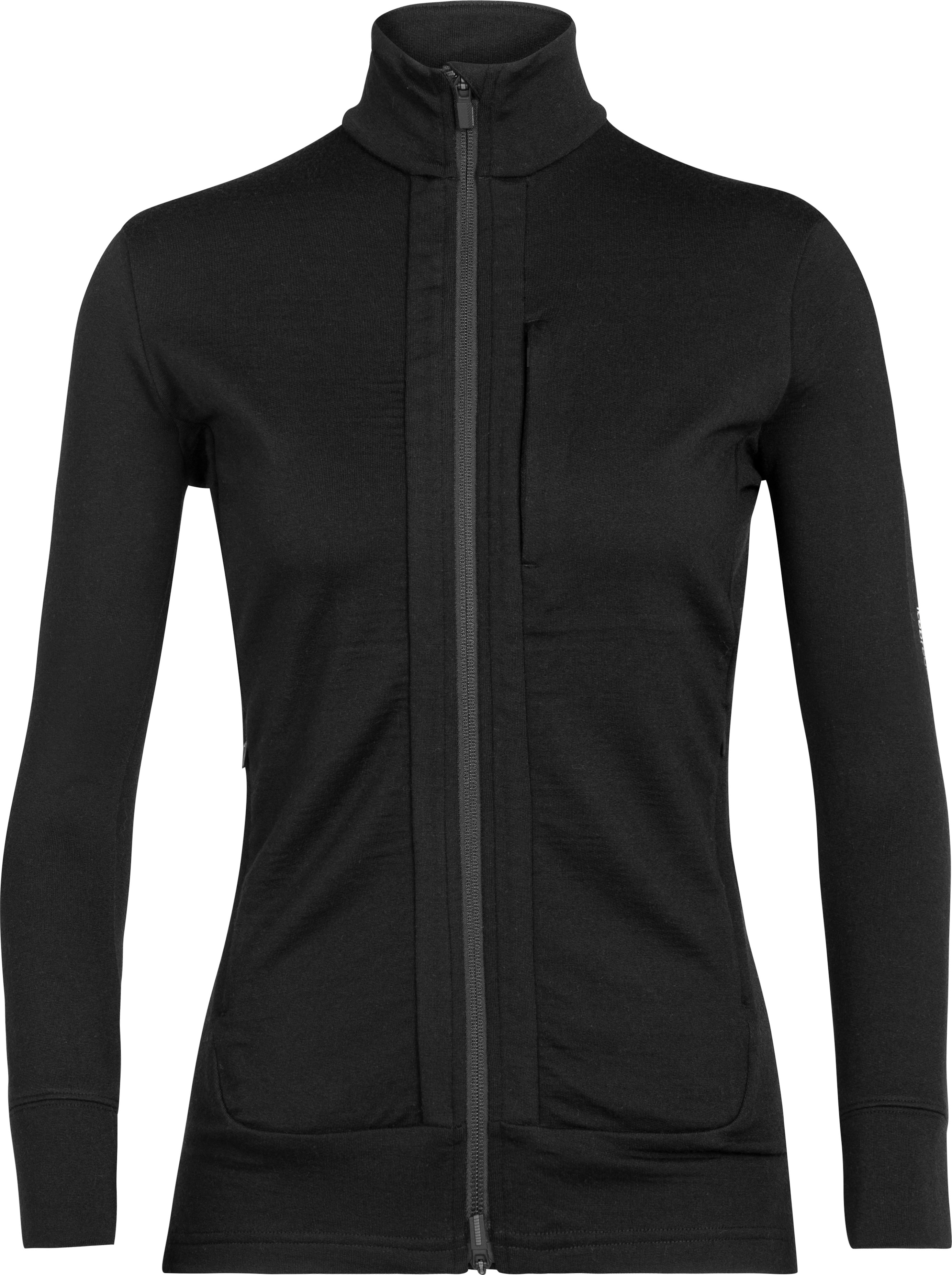 Women's Quantum III LS Zip BLACK