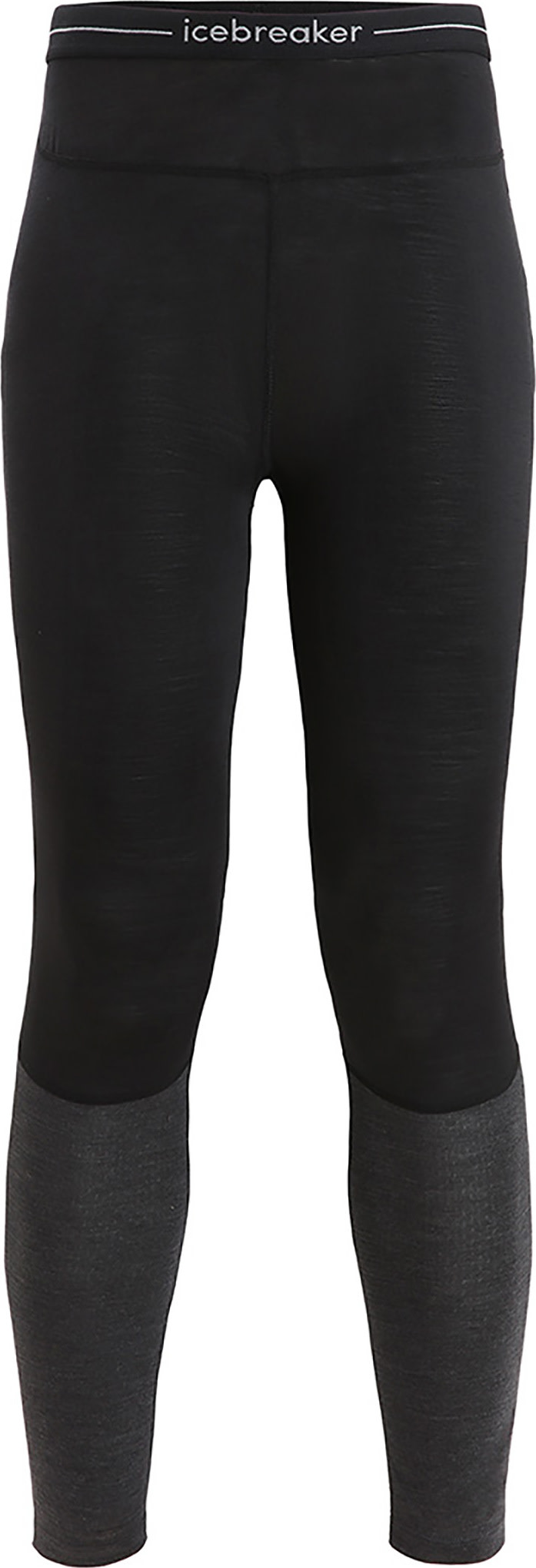 Icebreaker Women's 125 Zoneknit™ Leggings Black/Jet Heather/Cb Underställsbyxor BLACK/JET HTHR/CB XS