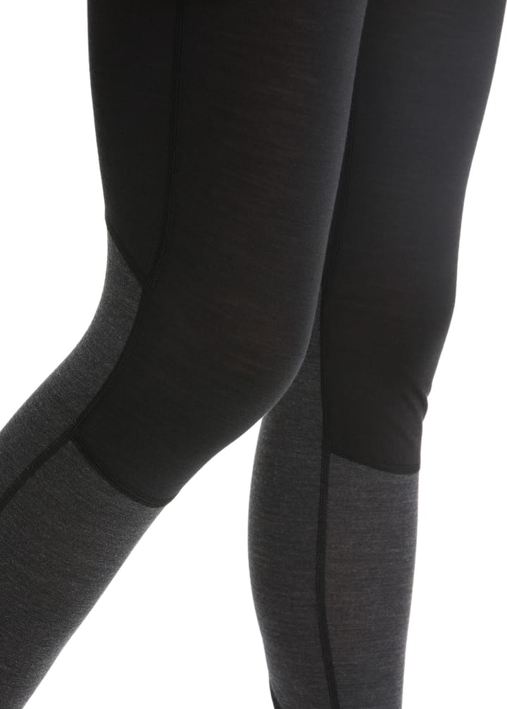 Women's 125 Zoneknit™ Leggings BLACK/JET HTHR/CB Icebreaker