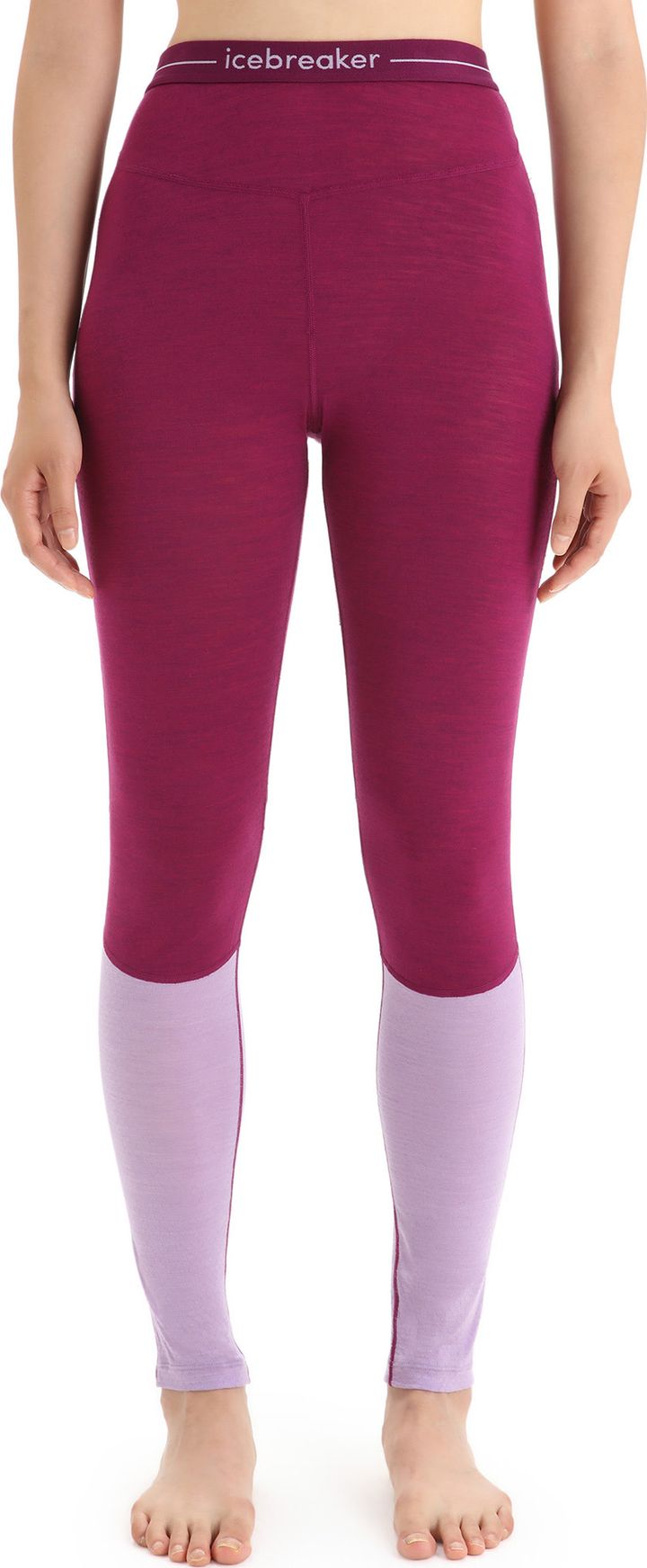 Icebreaker Women's 125 Zoneknit™ Leggings Go Berry/Purple Gaze/Cb Icebreaker