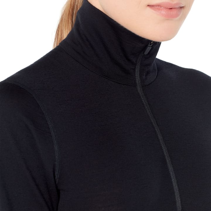 Icebreaker Women's 200 Oasis Longsleeve Half Zip Black Icebreaker Icebreaker Women's 200 Oasis Longsleeve Half Zip Black Icebreaker