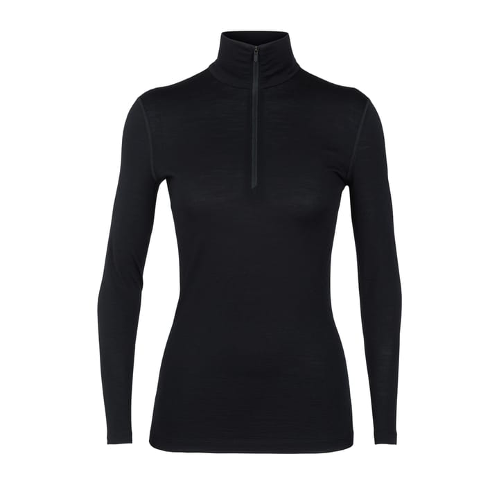 Icebreaker Women's 200 Oasis Longsleeve Half Zip Black Icebreaker Icebreaker Women's 200 Oasis Longsleeve Half Zip Black Icebreaker