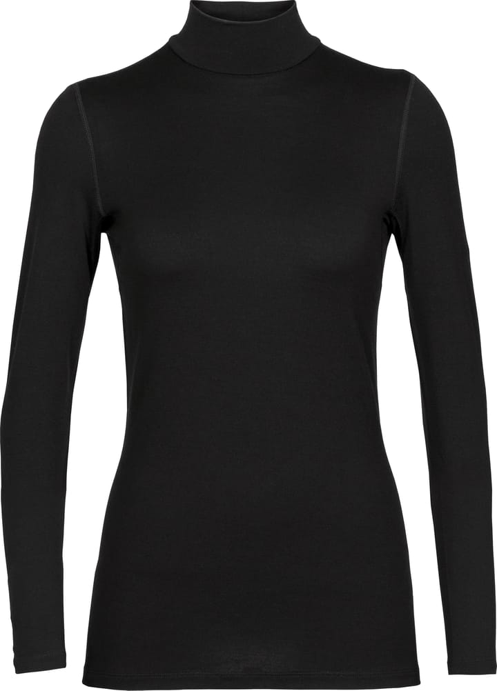 Icebreaker Women's 260 Tech Long Sleeve Turtleneck Black Icebreaker Icebreaker Women's 260 Tech Long Sleeve Turtleneck Black Icebreaker