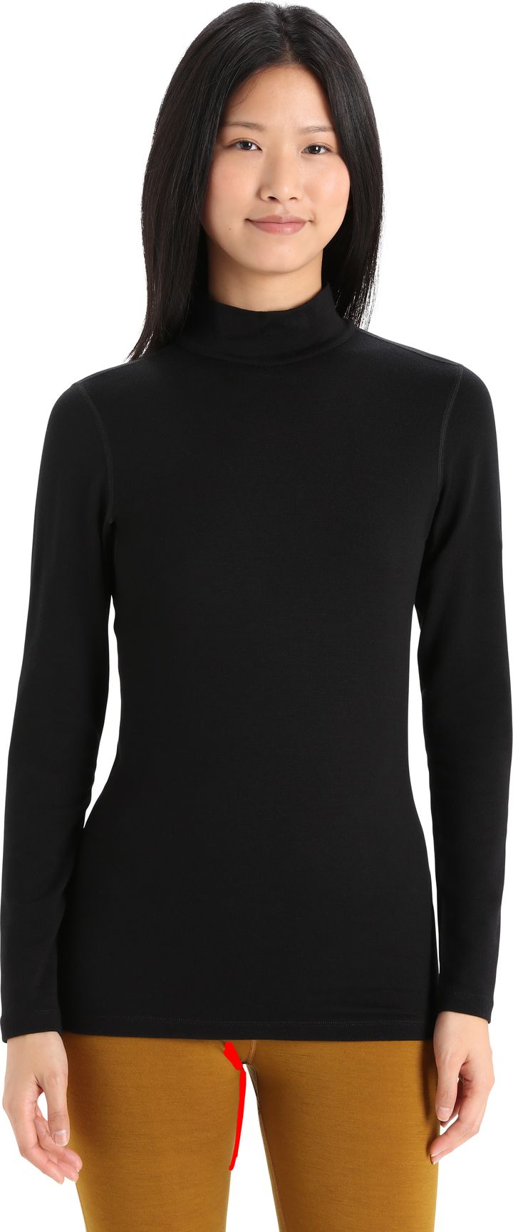 Icebreaker Women's 260 Tech Long Sleeve Turtleneck Black Icebreaker Icebreaker Women's 260 Tech Long Sleeve Turtleneck Black Icebreaker