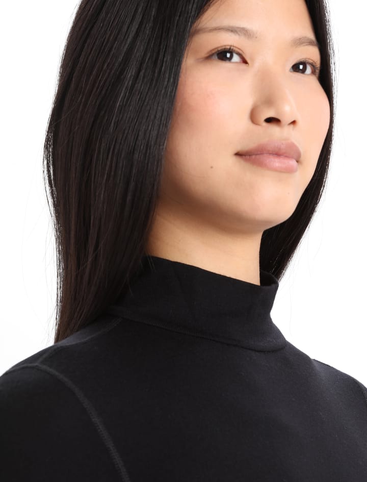 Icebreaker Women's 260 Tech Long Sleeve Turtleneck Black Icebreaker Icebreaker Women's 260 Tech Long Sleeve Turtleneck Black Icebreaker