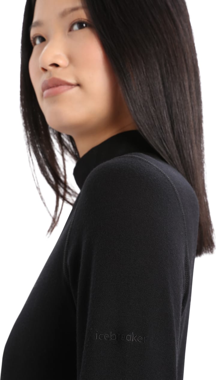 Icebreaker Women's 260 Tech Long Sleeve Turtleneck Black Icebreaker Icebreaker Women's 260 Tech Long Sleeve Turtleneck Black Icebreaker