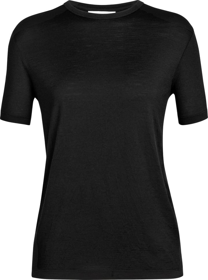 Icebreaker Women's Granary Short Sleeve Tee Black Icebreaker Icebreaker Women's Granary Short Sleeve Tee Black Icebreaker