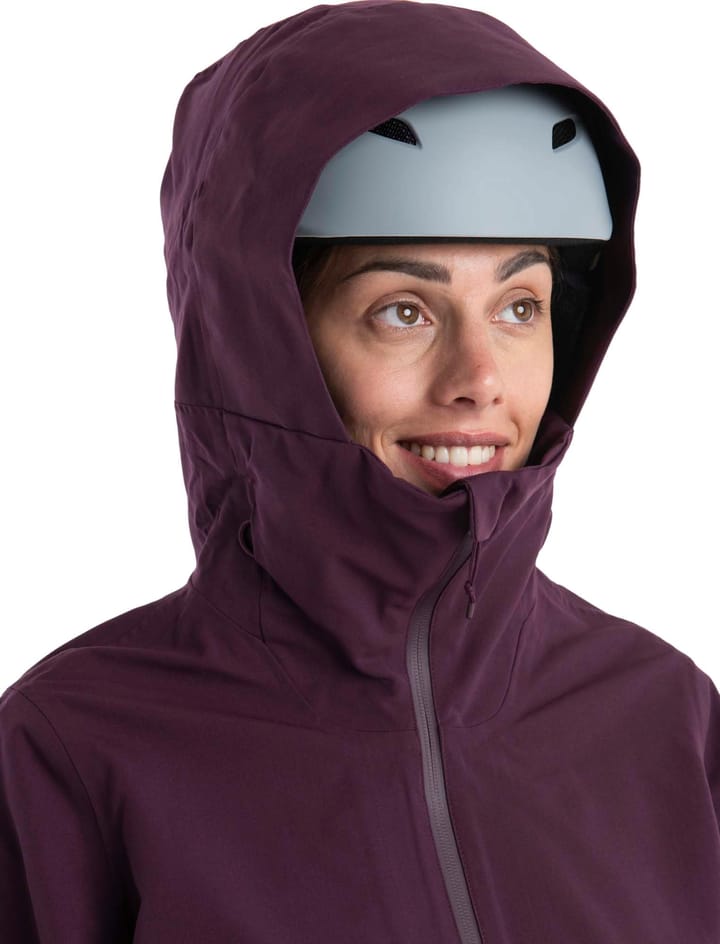 Icebreaker Women's Mer Shell+ Peak Hooded Jacket Nightshade Icebreaker