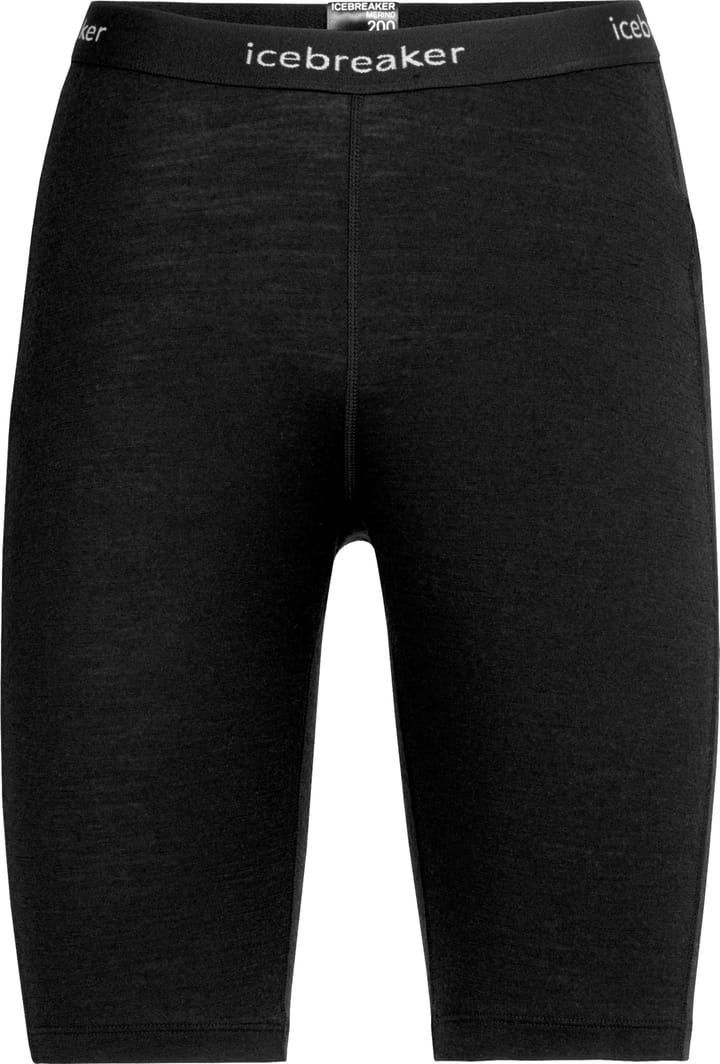 Icebreaker Women's Merino 200 Oasis Thermal Shorts Black Icebreaker